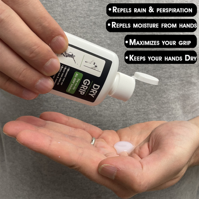 Dry Grip Pole Grip Solution - Transparent, Non Sticky, Anti-Slip Solution - TempleTape.com