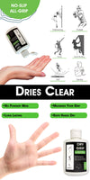 Dry Grip Pole Grip Solution - Transparent, Non Sticky, Anti-Slip Solution - TempleTape.com