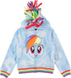 My Little Pony Magical Rainbow Dash Cosplay Hoodie for Girls - Super Soft & Fun for Playtime and Parties! - TempleTape.com