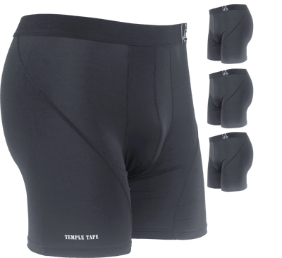 Sports Performance Underwear - Boxer Briefs with Temp-dry® technology - 3 Pack - TempleTape.com