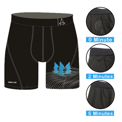 Sports Performance Underwear - Boxer Briefs with Temp-dry® technology - 3 Pack - TempleTape.com