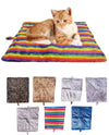 Thermal Cat Mat - Warming Cat Bed  Cheetah assorted Prints - TempleTape.com