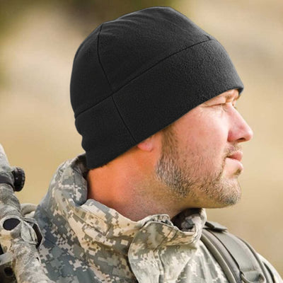 Premium Brushed Fleece Watch Cap Warm Beanie