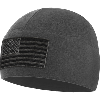 Premium Brushed Fleece Tactical  Watch Cap Warm Beanie - American Flag