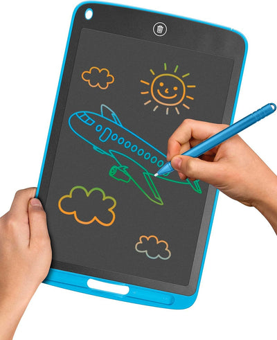 #original_alt_text# - 10.5 Inch LCD Writing Tablet Doodle Board - Colorful Electronic Drawing Pad for Kids Ages 3-8 - Perfect Travel Gift for Boys and Girls - TempleTape.com