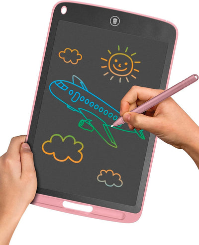 #original_alt_text# - 10.5 Inch LCD Writing Tablet Doodle Board - Colorful Electronic Drawing Pad for Kids Ages 3-8 - Perfect Travel Gift for Boys and Girls - TempleTape.com