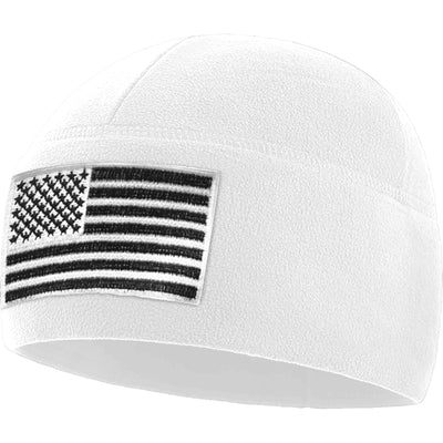 Premium Brushed Fleece Tactical  Watch Cap Warm Beanie - American Flag